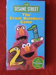 Sesame Street   The Great Numbers Game (VHS, 1998) Elmo, Telly &Gabi 