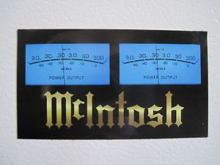 Mcintosh stereo vu power meter Amplifier fridge magnet 2x 3 