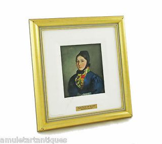Original Oil Painting Portrait Woman Traditional German Austrian 