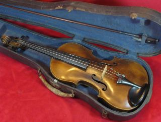 antique violin jacobus stainer 1765 made in austria time left