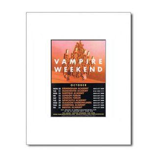 vampire weekend uk tour 2008 matted mini poster from united