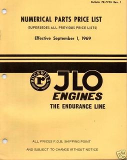 1970 jlo snowmobile engine parts price list manual time left