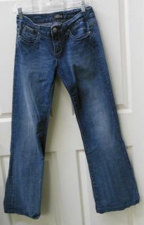 rerock for express womens stretch flare jeans size 6 time