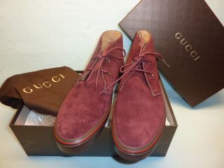 nib gucci suede bootie high tops sneakers shoes g12