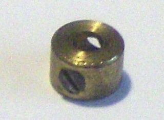 Vintage Meccano Nº 59 Collar 2 Hole Brass w Set Lot 315