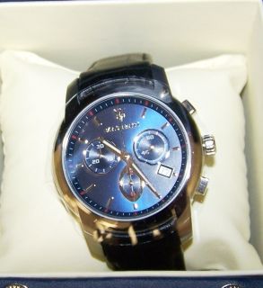 new maserati chronograph watch blue black  414