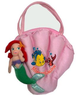 NEW ARRIVAL Disney Little Mermaid pink girls beauty bag Candy handbag