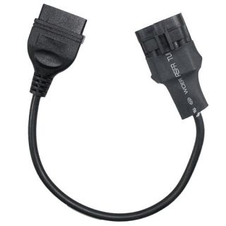 obd2 female connnector to opel 10 pin cable op com