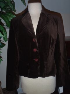 people like frank brown velvet jacket xs s $ 397 bnwt