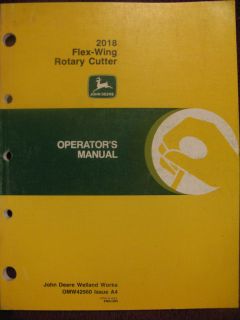 john deere 2018 rotary cutter mower operator manual a4 one