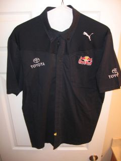 Used 2XL Team Issued Red Bull Racing Puma Pit Crew Shirt Nascar F1 MX 