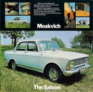 Moskvich 412 Saloon 427 Estate 434 Van 1970 71 UK Market Sales 