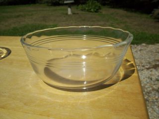 vintage clear glass pyrex 10 ounce custard cup no 464