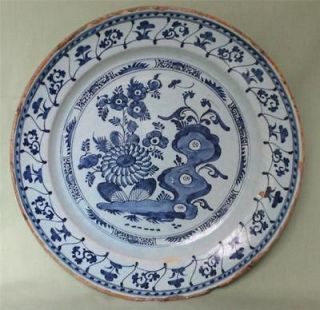 late 18th century delft charger  355
