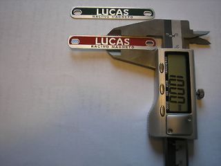 Lucas racing magneto tag(green or red)10mm widthNEW​