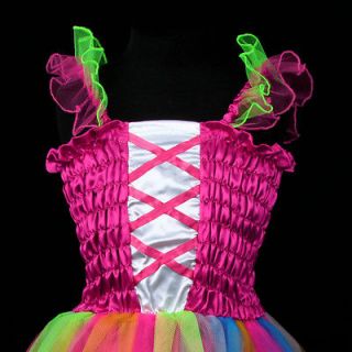 m004 Dance Ballet Xmas Tutu Skirt Fancy Halloween Girls Dress Costume 