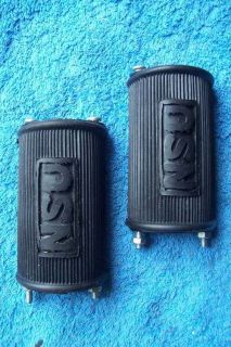 NSU QUICKLY MOPED PEDALS,FOOTRES​T COMPLETE WITH RUBBERS.