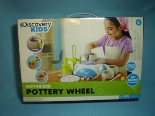 Discovery Kids Motorized Pottery Wheel with Clay   No Baking