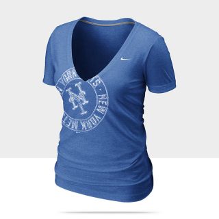 Nike Deep V MLB Mets Womens T Shirt 5898MT_406_A