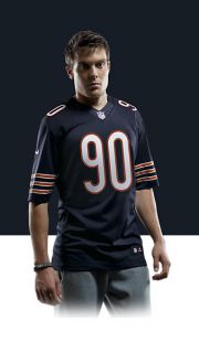   Julius Peppers Mens Football Home Limited Jersey 468916_461_A_BODY