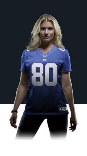   Victor Cruz Womens Football Home Limited Jersey 469877_499_A_BODY