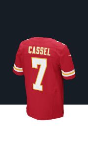    Chiefs Matt Cassel Mens Football Home Elite Jersey 468895_657_B