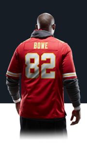    Dwayne Bowe Mens Football Home Game Jersey 468957_661_B_BODY