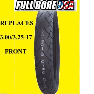 100 80 17 3 00 3 25 17 Front Full Bore USA Touring Motorcycle Tire 