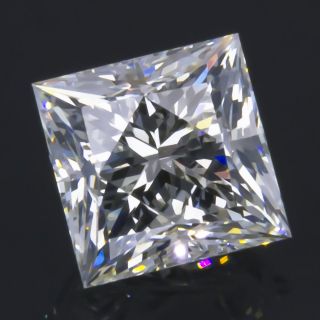 01 Carat LEO Princess Cut Diamond Solitaire Certified VS2 1 CT for 