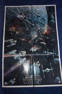 Star Wars 1977 20th Century Fox Records Insert Poster (Rare)