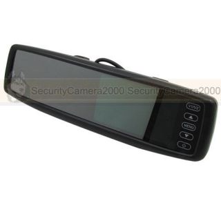 2CHANNEL TFT LCD Video Monitor Car Vehicle Rear View Mirror 