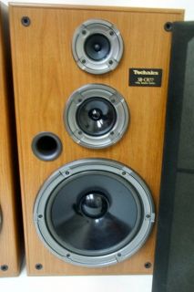 Technics SB CR77 3 Way Speaker System Pair 2 Speakers