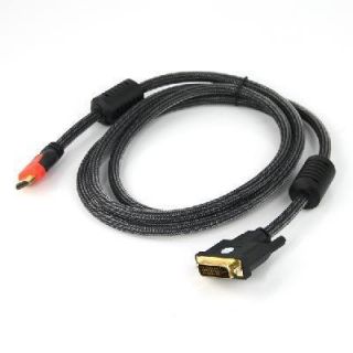 6ft 24 1 DVI D Male to HDMI Male Cable for LCD DVD HDTV HD