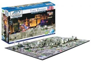 4D Cityscape Time Puzzle Las Vegas Skyline 750pcs