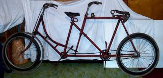 RARE Victor Male Female Tandem Bicycle Overman Wheel Co