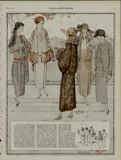 1922 FASHION PAGES   2 PAGES / AS PARIS SEES THE MODE FOR FALLGREAT 