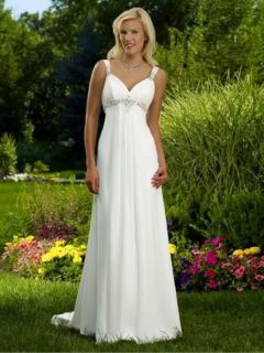 New White Ivory A Line Bow Lace Wedding Dress Gown Custom 2 4 6 8 10 
