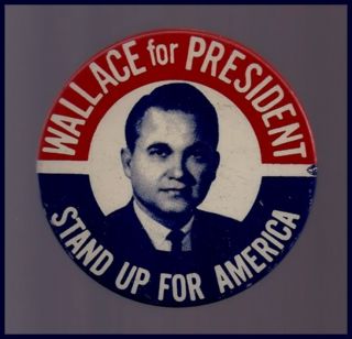 George Wallace Curtis LeMay 1968 Pin Button Political President 