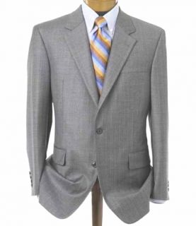 MensMedium Gray 2 Button Double Vented Jacket Flat Front P