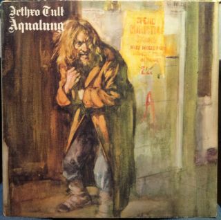 UK VG Jethro Tull Aqualung LP ILPS 9145 Vinyl 1971 Textured Cover 1st 