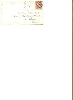 Envelope (NO Letter) & Stamp, Type of Wash. 3c, Scott # 65, Illus. A25