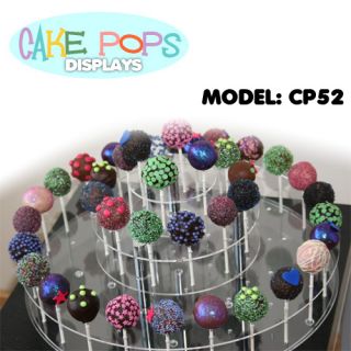 New Cake Pops Display Stand 3 Tiered Handmade Acrylic Cake Pop Shelf 