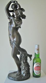 Antique Bronze Sculpture Victorian Venus LAmour Captif Listed Fraikin 