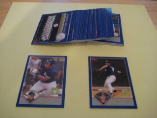 2003 Topps New York Yankees Team Set with Traded Robinson Cano