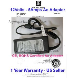 New AC Adapter for Orion Images LCD Monitor 12V 5A