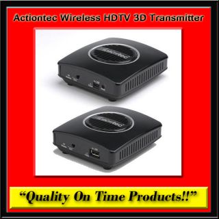 New Actiontec Wireless HDTV 3D Transmitter Receiver AV Kit Sender 