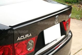 Painted Acura TSX 1st Trunk Lip Boot Spoiler 05 ●