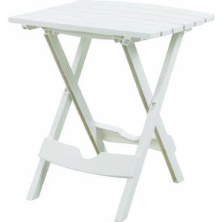 Adams Manufacturing Small White Folding Table