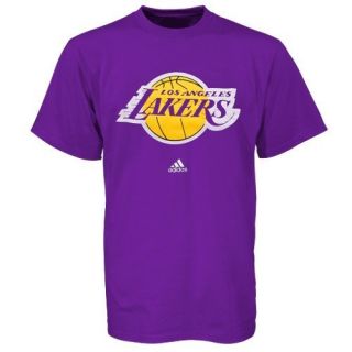 Adidas Los Angeles Lakers Purple Primary Logo T Shirt M