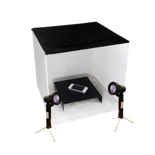   24 Photography Lighting Tent Kit Tripod Backdrop Cube in A Box